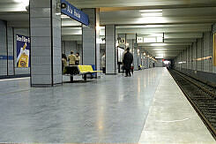 U-Bahnhof Alte Heide im Jahr 1971