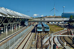 U-Bahnhof Fröttmaning mit angrenzendem Betriebshof Nord