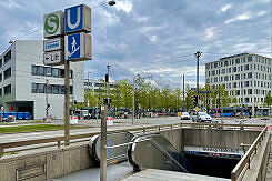 Zugang zum U-Bahnhof Giesing (Bahnhof)