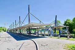 Busbahnhof am U-Bahnhof Garching-Hochbrück