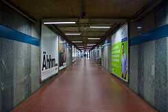 Fußgängertunnel im U-Bahnhof Harras