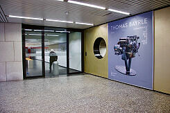 Zugang zum Kunstbau aus dem Sperrengeschoss des U-Bahnhofs Königsplatz