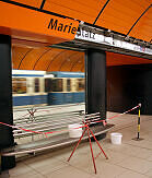 Undichte Stellen im U-Bahnhof Marienplatz