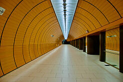 Entlastungstunnel im U-Bahnhof Marienplatz (Gleis 1)