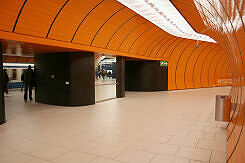 Entlastungstunnel im U-Bahnhof Marienplatz (Gleis 1)