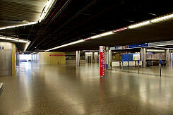 Sperrengeschoss im U-Bahnhof Neuperlach Zentrum