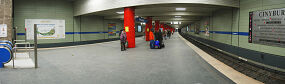 Bahnsteigpanorama U-Bahnhof Odeonsplatz (U3/U6)