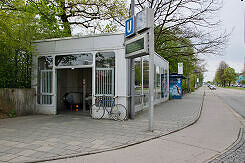 Nördlicher Zugang zum U-Bahnhof Quiddestraße