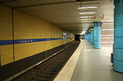 U-Bahnhof Sendlinger Tor (U3/U6) Gleis 1 vor dem Umbau