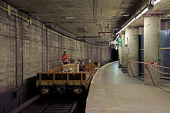 U-Bahnhof Sendlinger Tor: Bauarbeiten und eingleisiger Pendelbetrieb