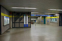 Sperrengeschoss im U-Bahnhof Schwanthalerhöhe