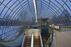 Sperrenebene im U-Bahnhof St.-Quirin-Platz