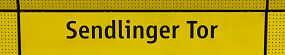 Stationsschild U-Bahnhof Sendlinger Tor (U1/U2)