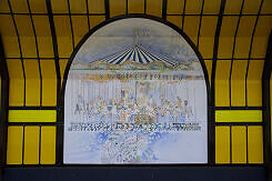 Wandbild von Ricarda Dietz im U-Bahnhof Theresienwiese