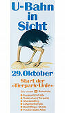 Plakat zur Eröffnung der U3-Süd