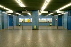 Sperrengeschoss des U-Bahnhofs Westendstraße