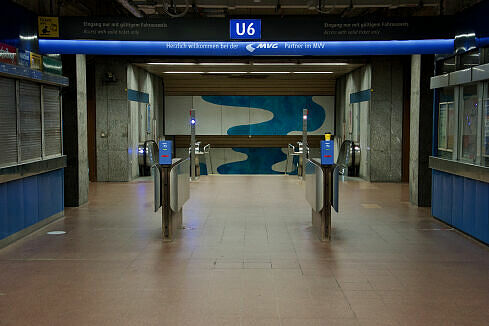 UBahnhof Harras (U6) UBahn München