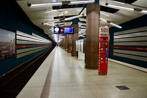 UBahnhof Milbertshofen (U2) UBahn München