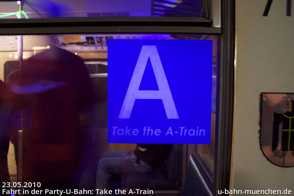 Fahrt in der Party-U-Bahn: Take the A-Train