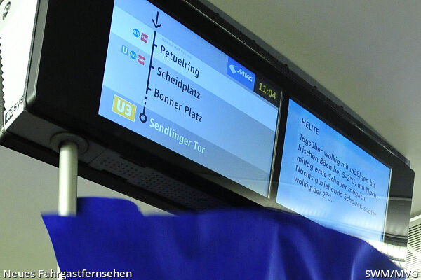 Neues Fahrgastfernsehen