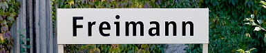 Stationsschild U-Bahnhof Freimann