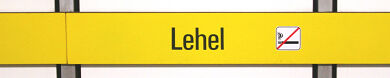 Stationsschild U-Bahnhof Lehel
