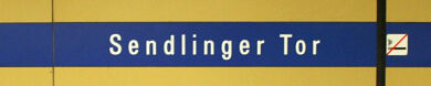 Stationsschild U-Bahnhof Sendlinger Tor (U3/U6 – 2007)