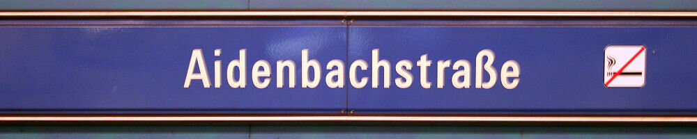 UBahnhof Aidenbachstraße (U3) UBahn München