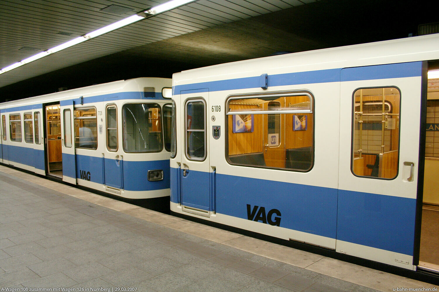 Wageninformation - 108 - U-Bahn München