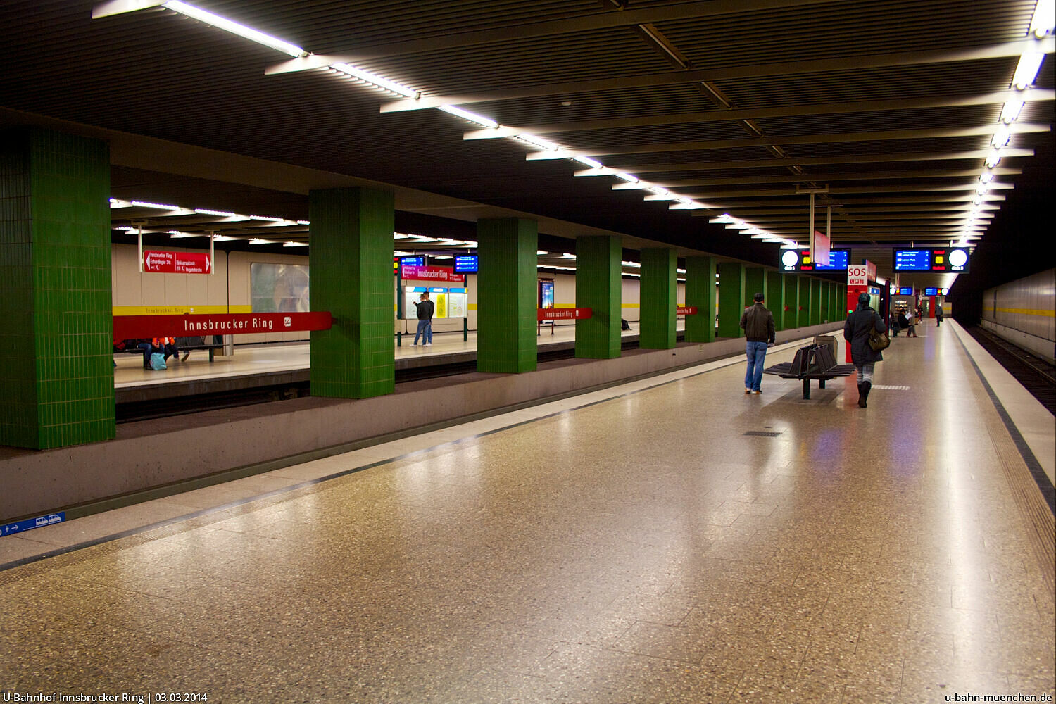 UBahnhof Innsbrucker Ring (U2, U5, U7, U8) UBahn München