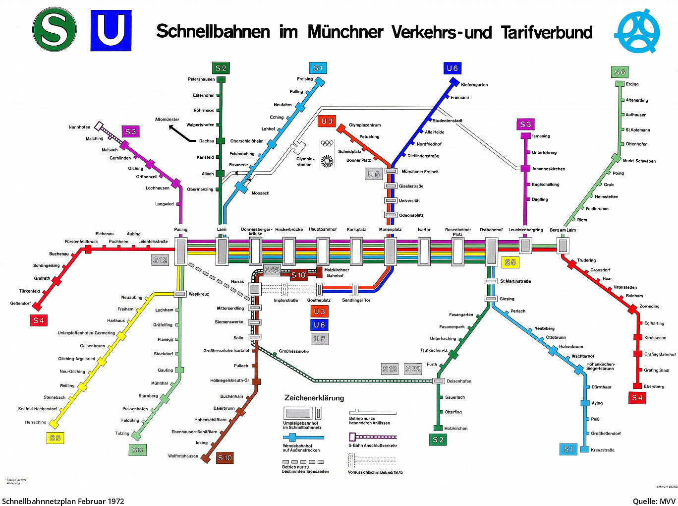 Streckenplan U Bahn München Streckenplan U Bahn München