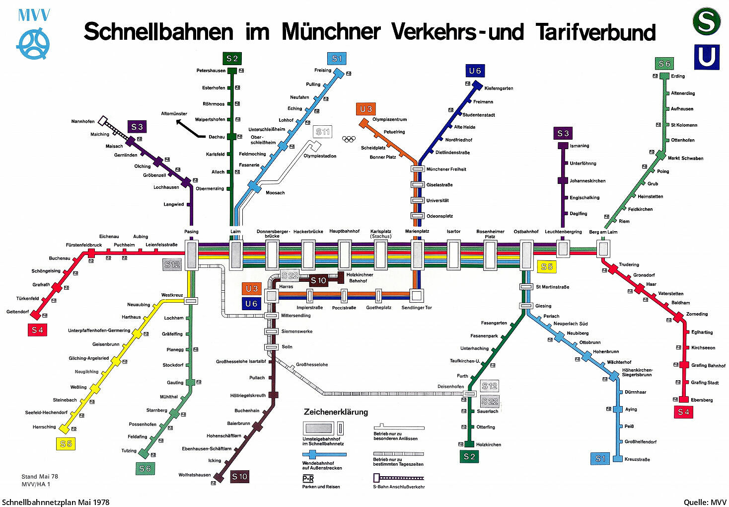 UBahn München von 1972 bis heute