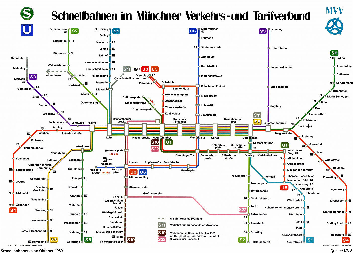 UBahn München von 1972 bis heute