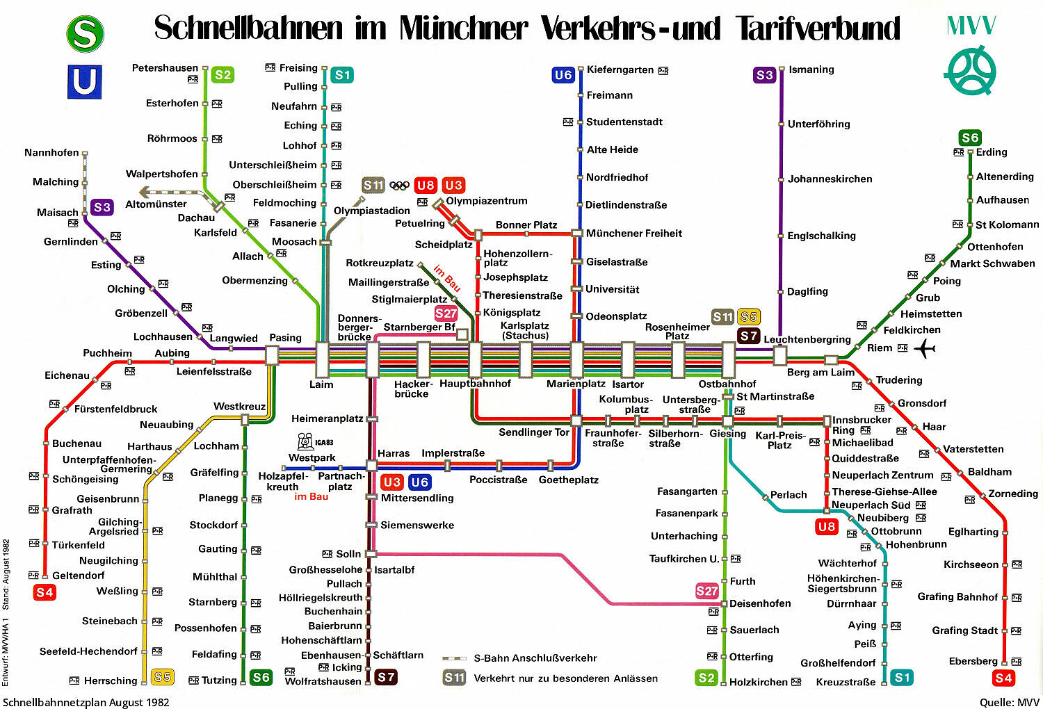 UBahn München von 1972 bis heute