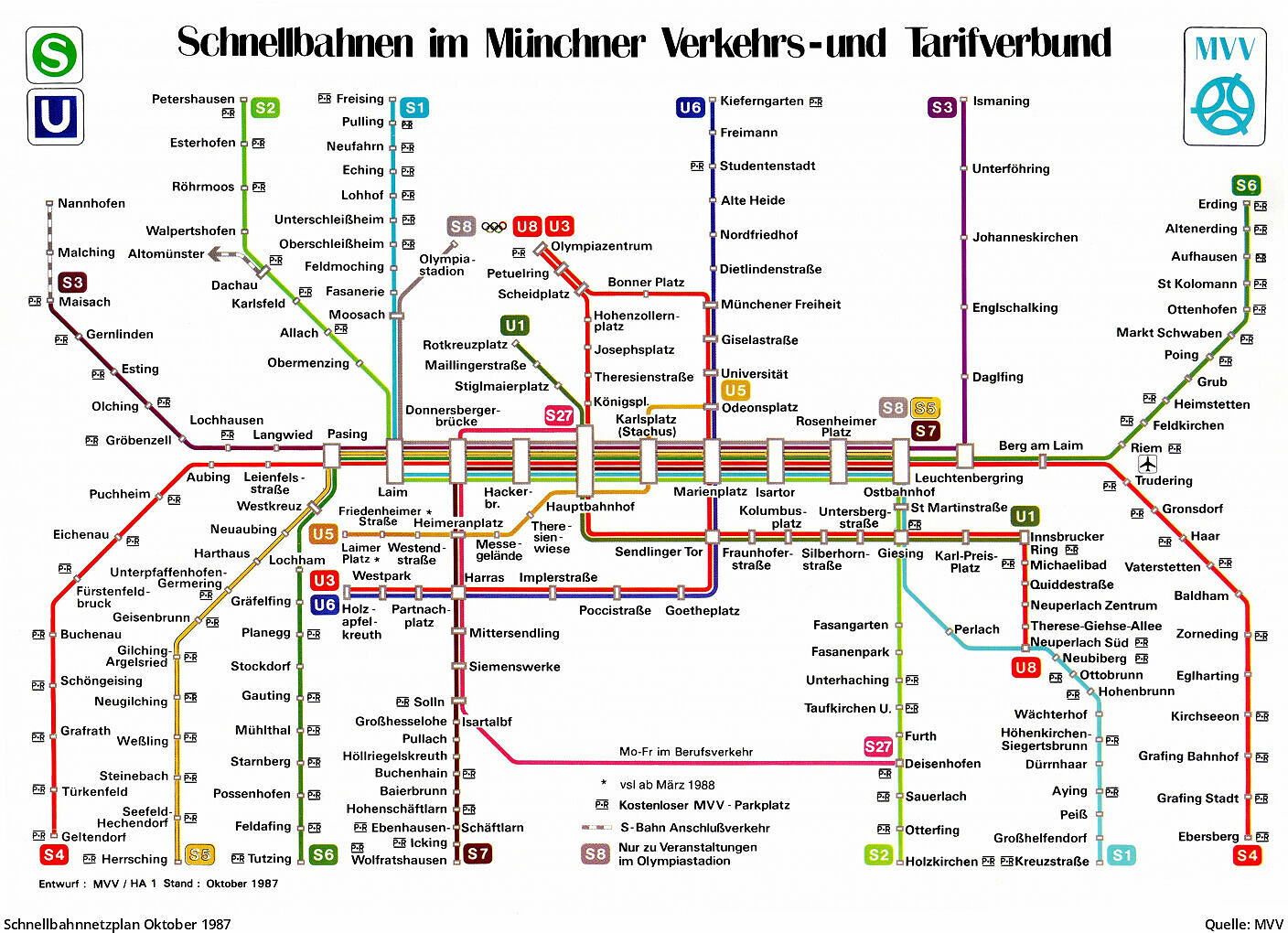 UBahn München von 1972 bis heute