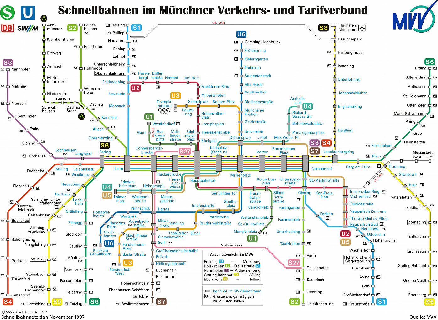 UBahn München von 1972 bis heute