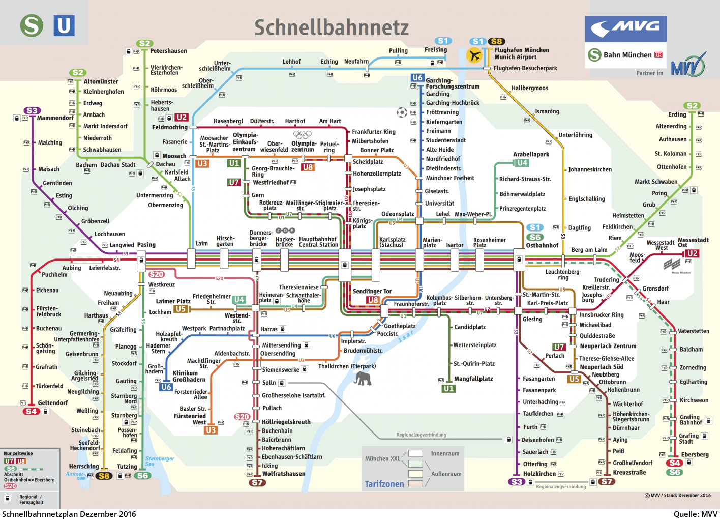 mvv streckennetz