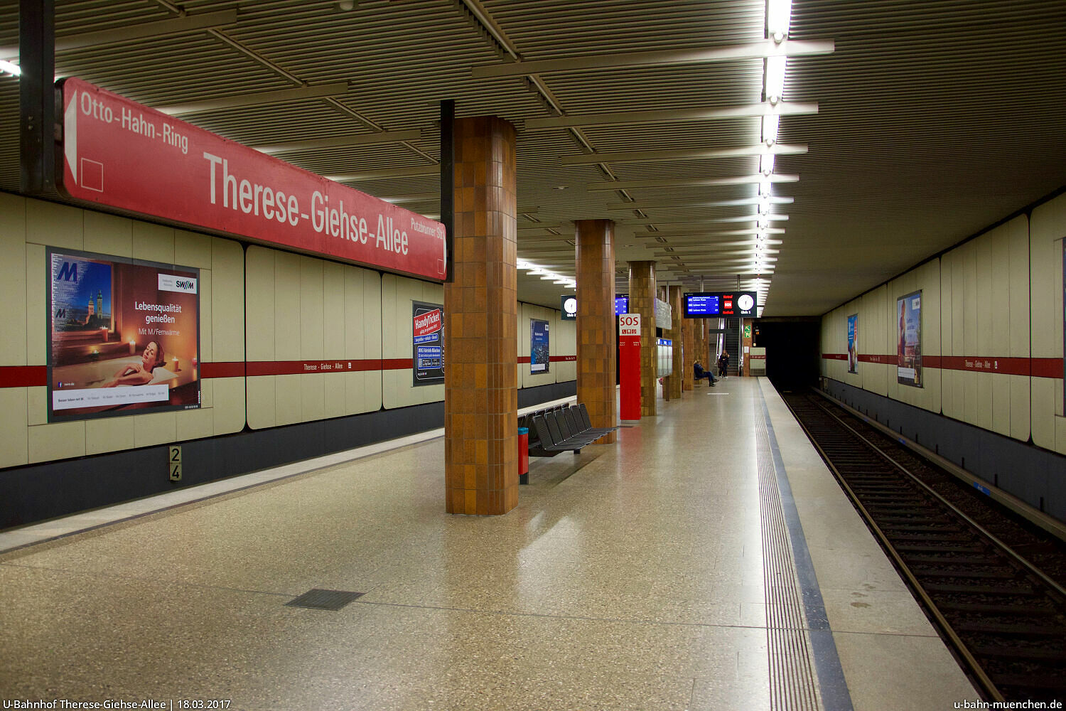 UBahnhof ThereseGiehseAllee (U5) UBahn München