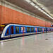 C2-Zug 754 als U2 im U-Bahnhof Messestadt West