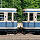 Überführung dreier U-Bahn-Wagen 2003 – Aufenthalt zum Wasserfassen in Eichstätt Bahnhof, hier A-Wagen 123 mit 121