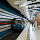 A-Wagen 214 als U2 im U-Bahnhof Milbertshofen