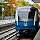 C2-Zug 735 in Sonderfolierung "50 Jahre U-Bahn" im U-Bahnhof Kieferngarten