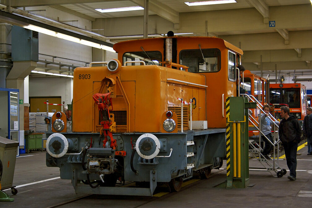 Diesellok 8903 im Betriebshof Nord