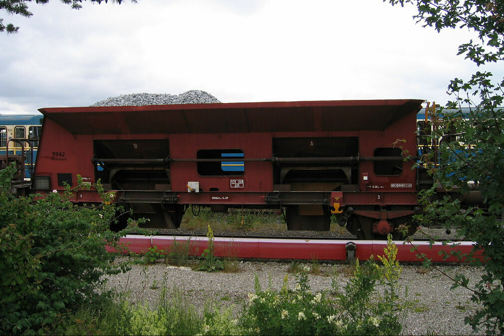 Schotterwagen 9942 im Betriebshof Nord