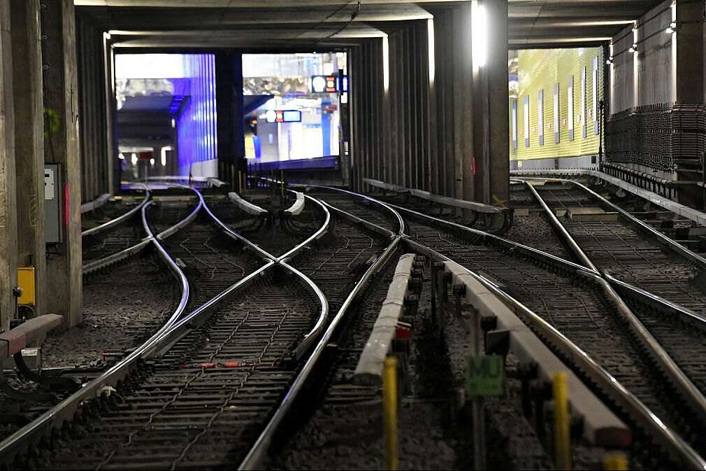 Weichenfeld an der Münchner Freiheit