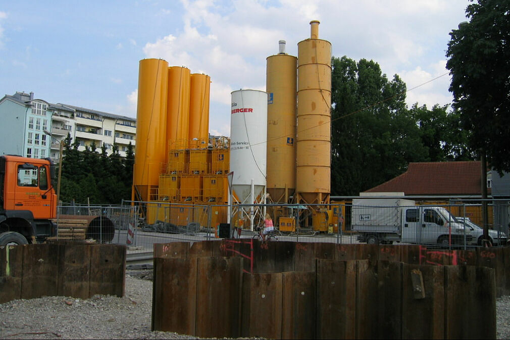 Aufbereitungsanlage für die Stützflüssigkeit U-Bahn-Bau U3 Moosach